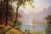 Albert Bierstadt, The Kern River Valley, a montane canyon in the Sierra Nevada, California